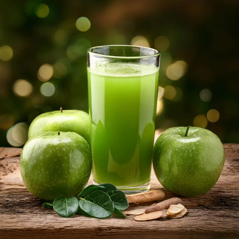 Suco de Maçã-Verde e Pimenta Caiena