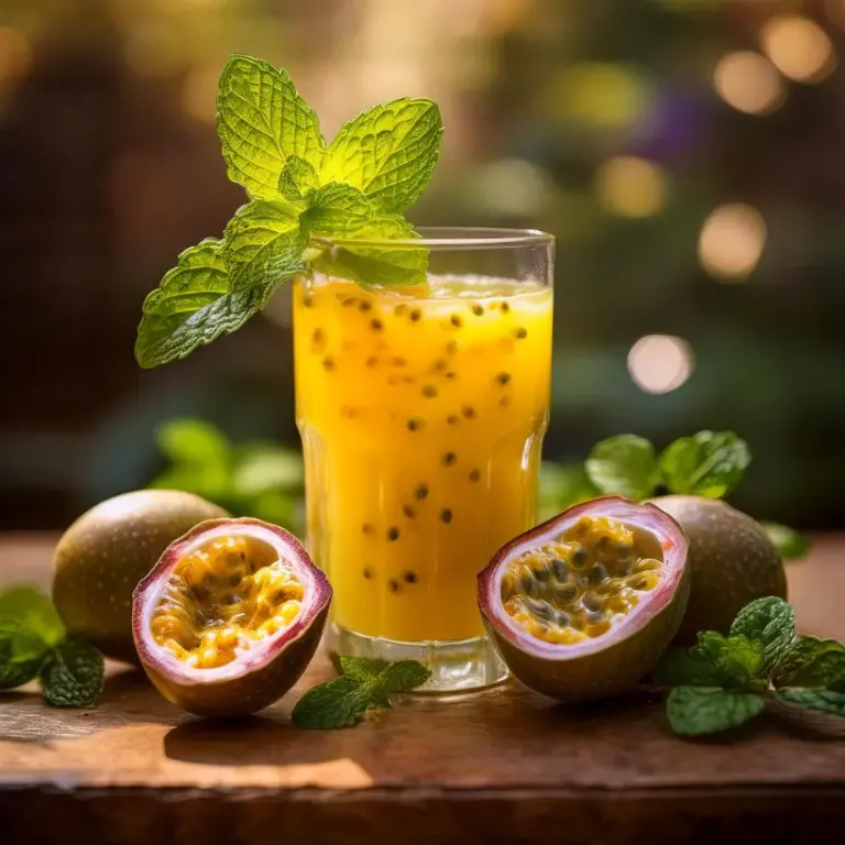 Suco de Maracujá e Melissa