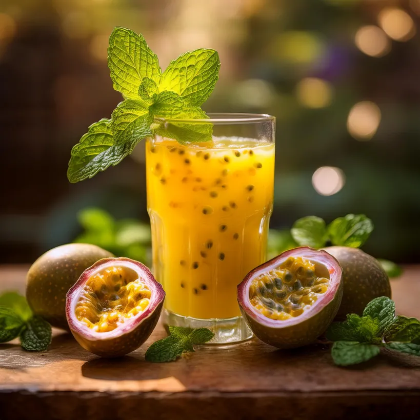 Suco de Maracujá e Melissa Suco de Maracujá e Melissa