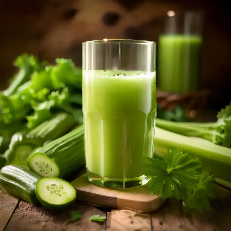 Suco de Pepino e Salsão