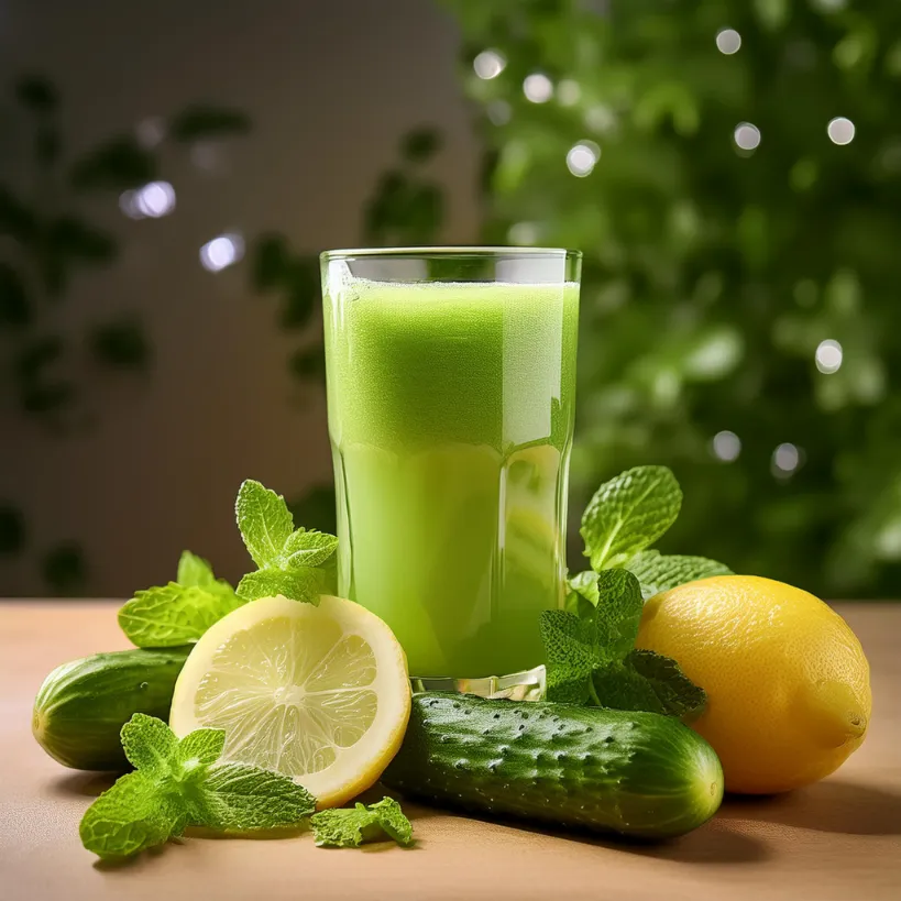 Suco de Hortelã e Limão Suco de Hortelã e Limão