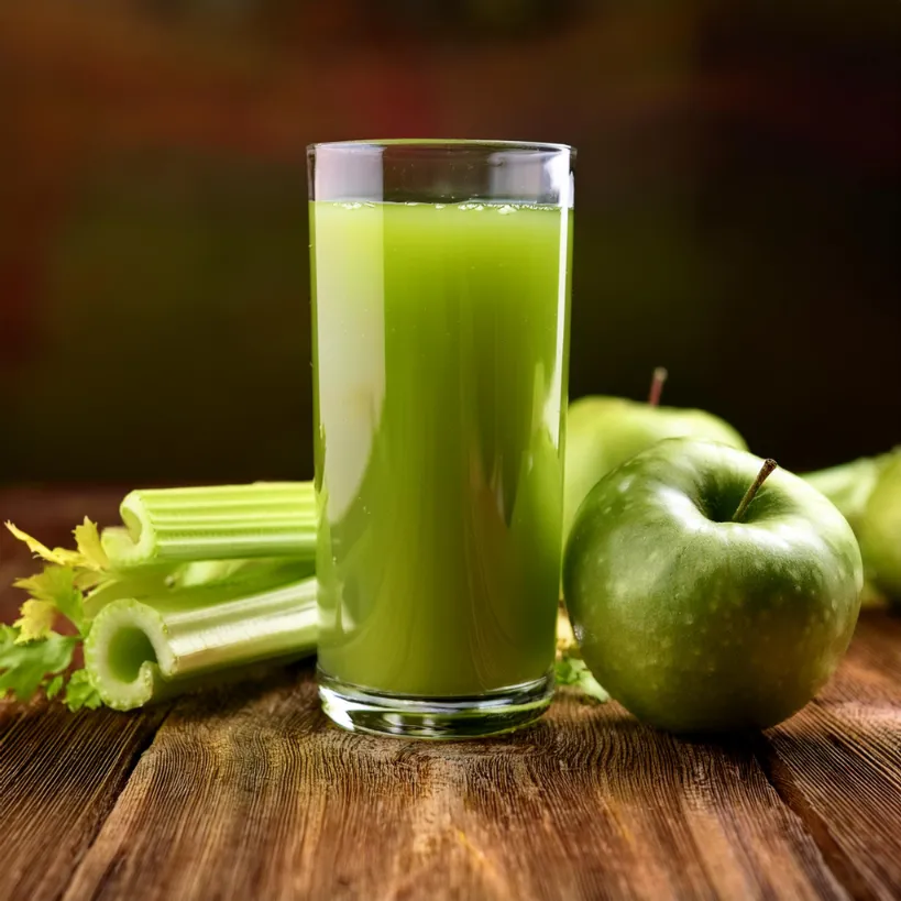Suco Detox de Salsão com Maçã Verde Suco Detox de Salsão com Maçã Verde