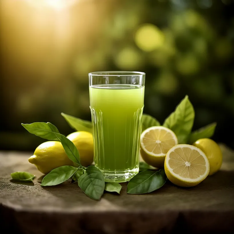 Suco de Chá-Verde e Limão Suco de Chá-Verde e Limão
