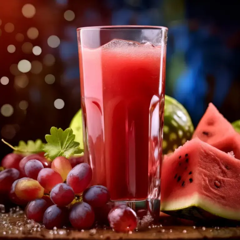 Suco de Uva e Melancia