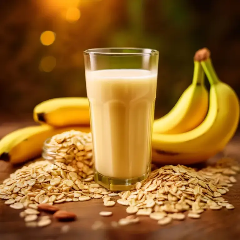 Suco Refrescante de Aveia e Banana