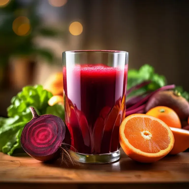 Smoothie de Beterraba e Laranja