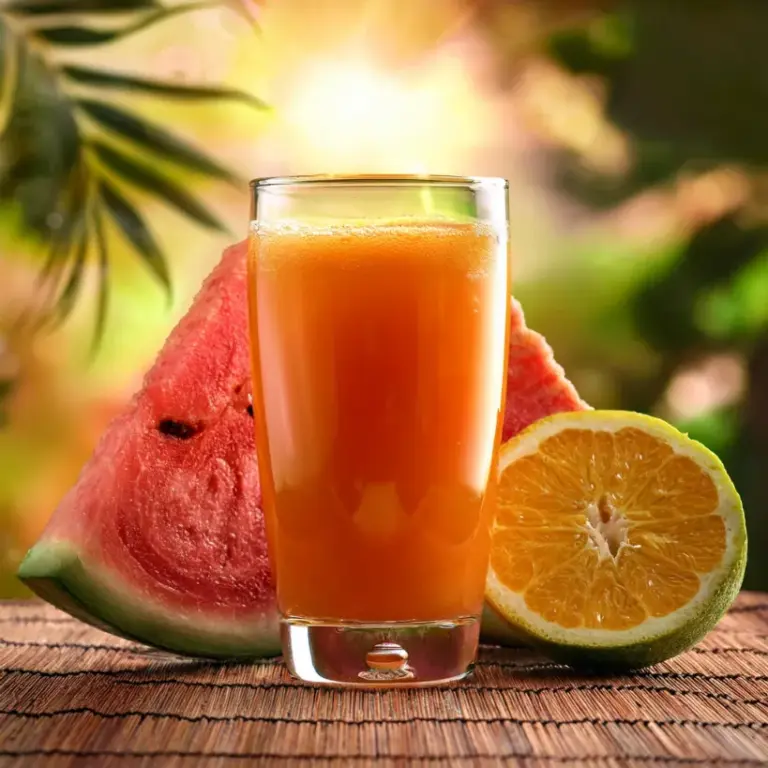 Suco de Melancia e Laranja