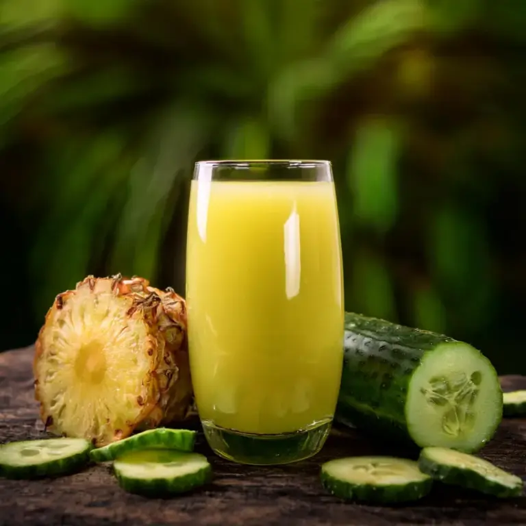 Suco de Pepino e Abacaxi