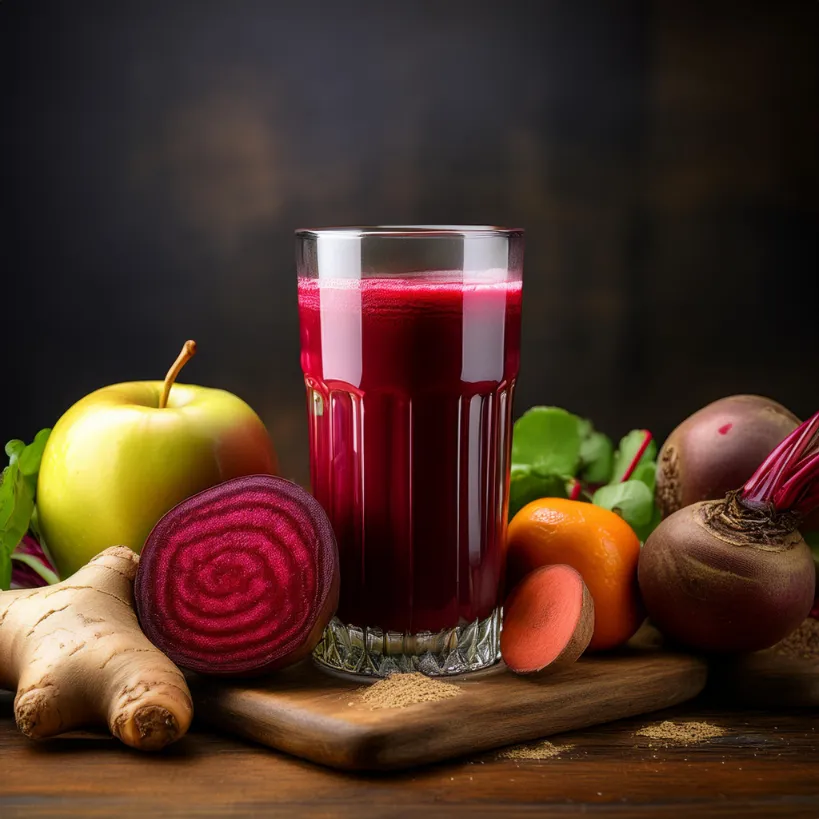 Suco de Beterraba com Gengibre e Maçã