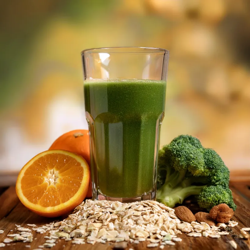 Suco Energético de Brócolis e Laranja Suco Energético de Brócolis e Laranja