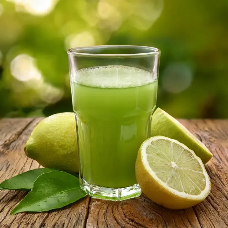 Suco Energético de Limão e Chá Verde