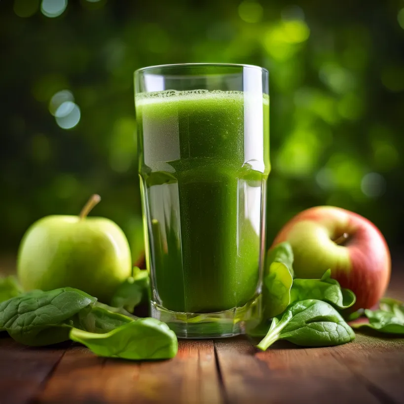 Suco de Espinafre e Maçã Suco de Espinafre e Maçã