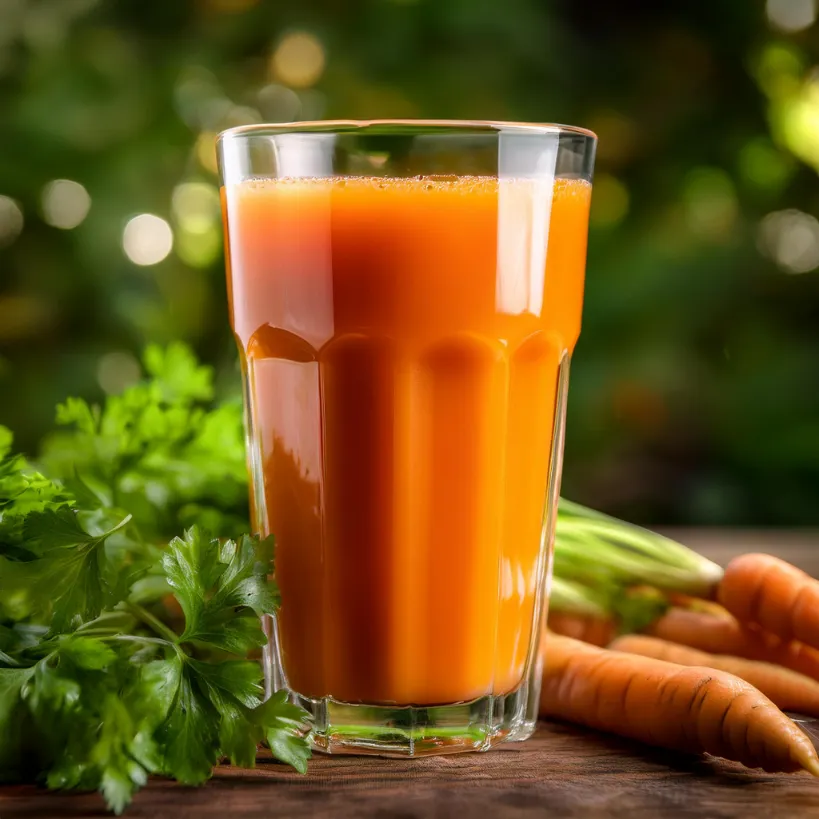 Suco de Cenoura e Salsinha Suco de Cenoura e Salsinha
