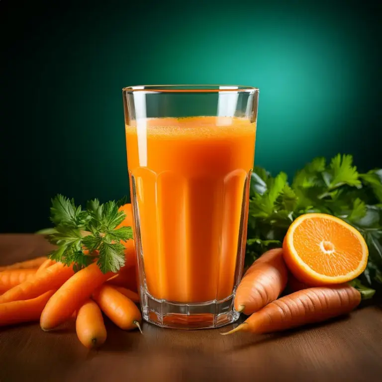Suco de Cenoura e Laranja