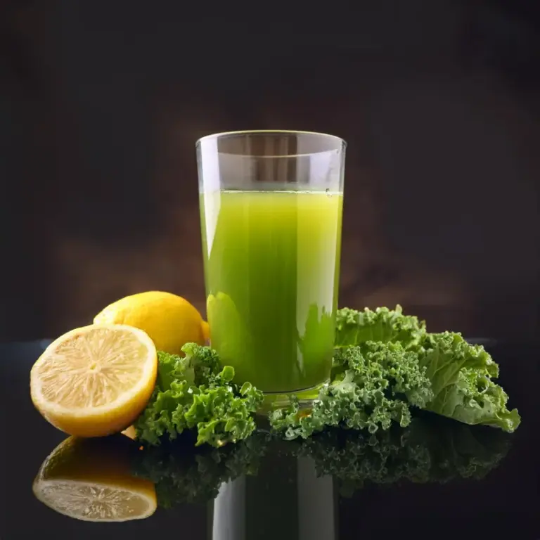 Suco de Limão e Couve