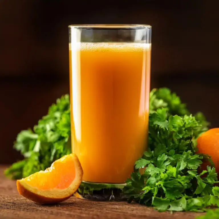 Suco de Laranja e Salsinha