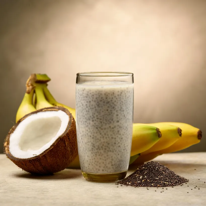 Suco de Chia e Água de Coco Suco de Chia e Água de Coco