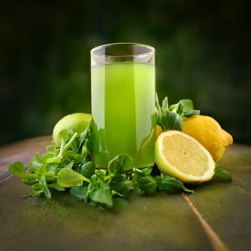 Suco de Limão e Agrião Suco de Limão e Agrião