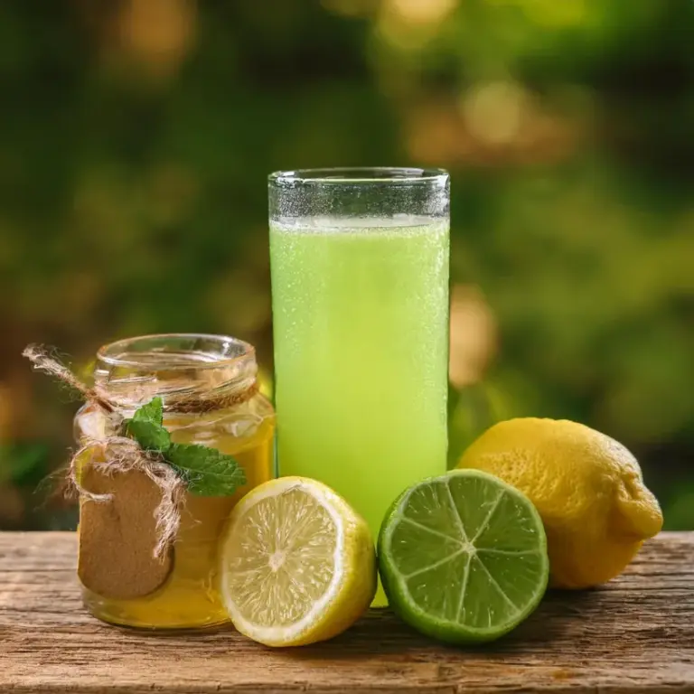 Suco de Limão e Água com Gás