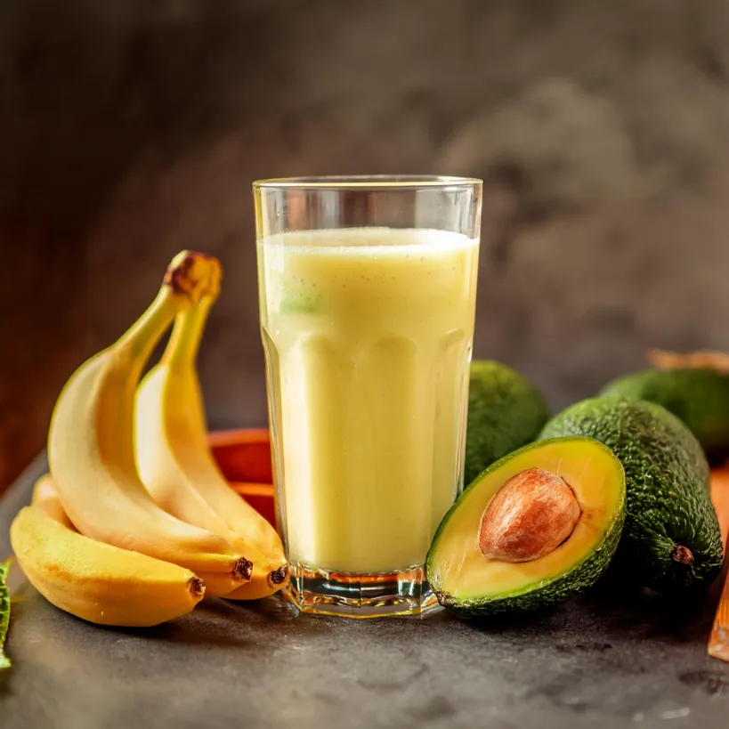 Suco de Banana e Abacate