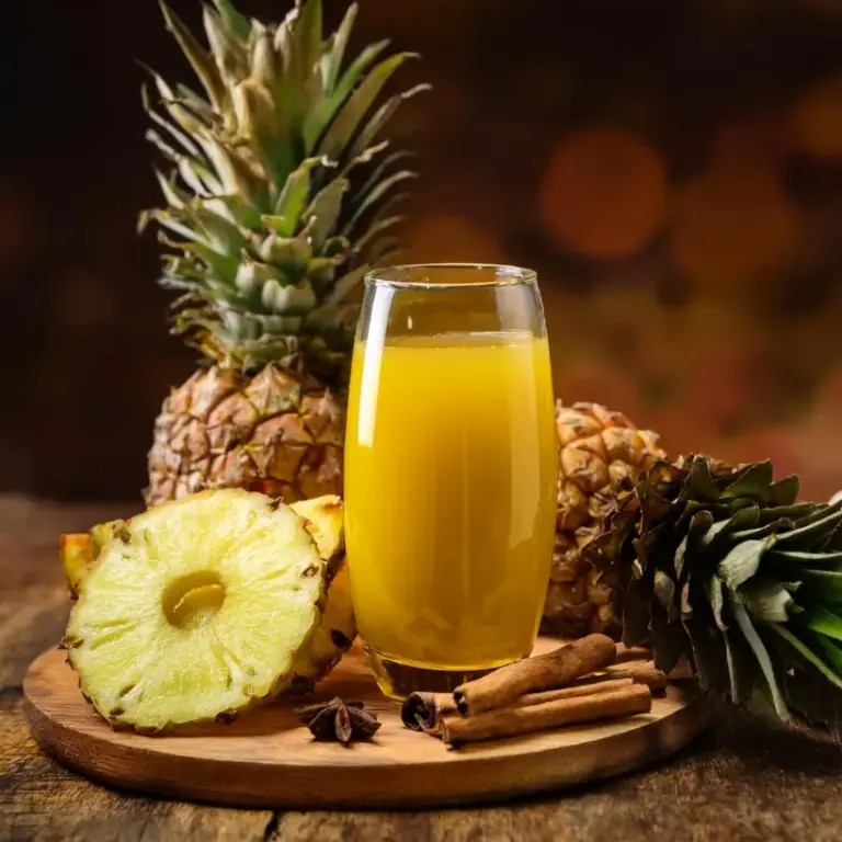 Suco de Abacaxi e Canela
