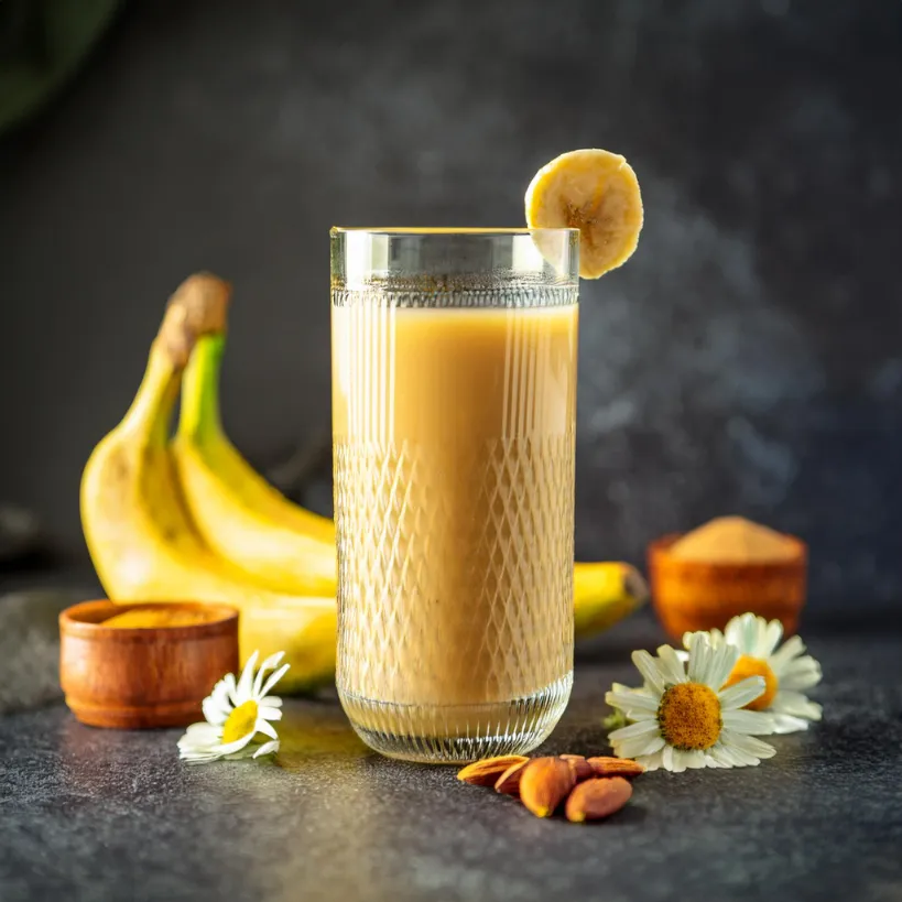 Suco de Banana e Camomila