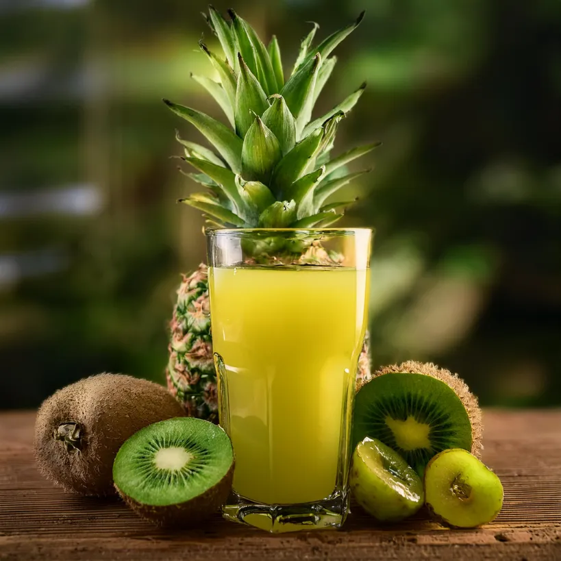 Abacaxi e Kiwi Calmante