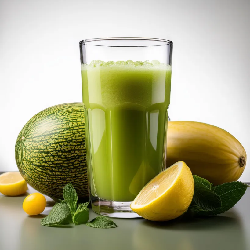 Suco de Melão e Limão Suco de Melão e Limão