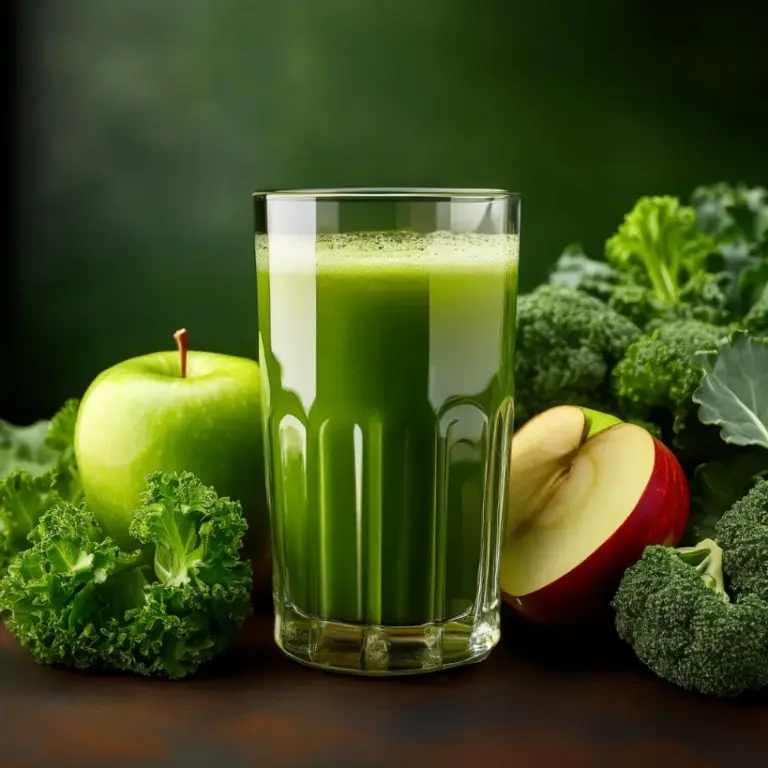 Suco de Couve e Maçã