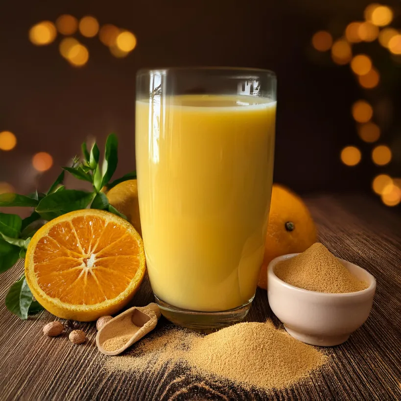 Suco de Laranja com Maca Peruana Suco de Laranja com Maca Peruana