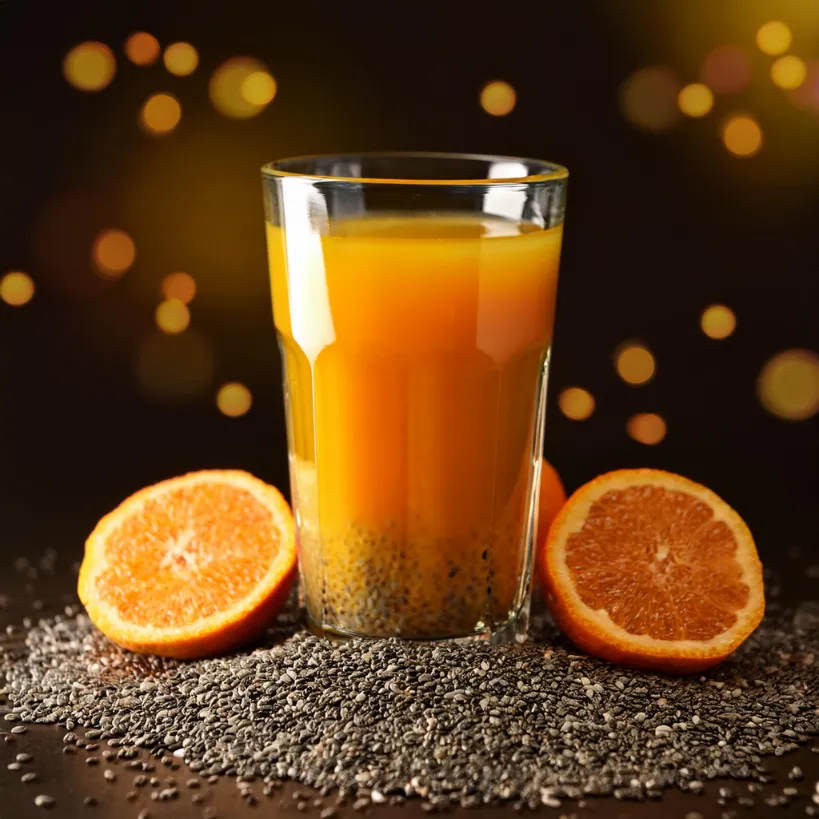 Suco de Laranja e Chia Suco de Laranja e Chia