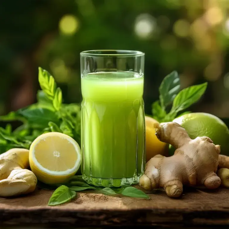 Suco de Limão e Gengibre