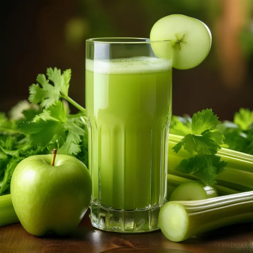 Suco de Maçã Verde com Salsão Suco de Maçã Verde com Salsão