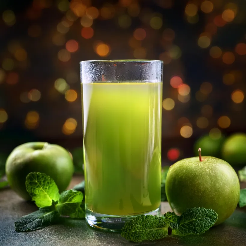 Suco de Maçã-Verde com Hortelã Suco de Maçã-Verde com Hortelã