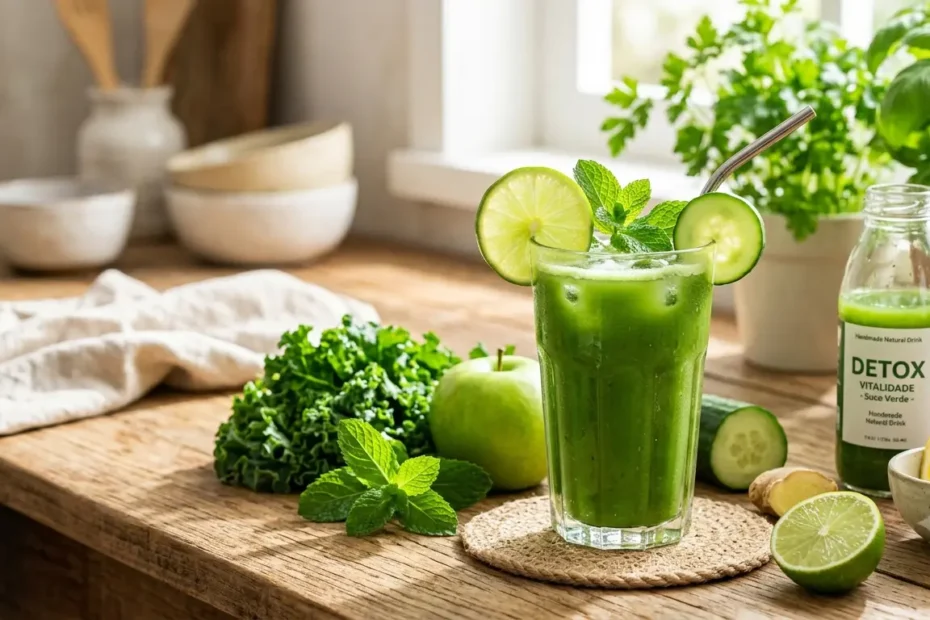 como fazer suco detox